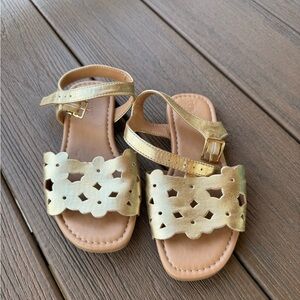 Cat & Jack Gold Kids Sandals